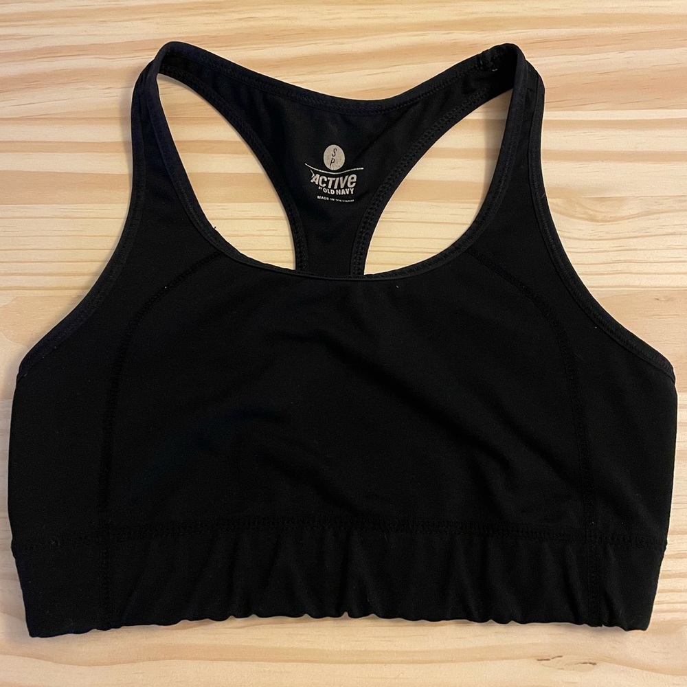 Black Old Navy Sports Bra